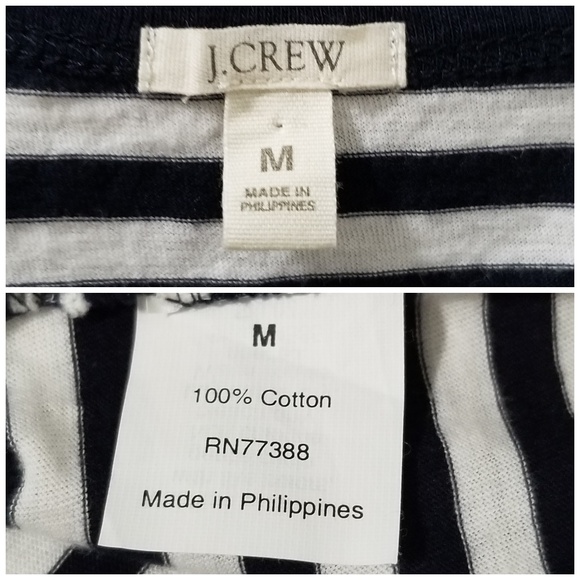 J. Crew Navy & White Stripped Tank - Picture 4 of 4